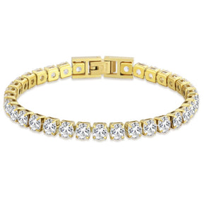 Gold Tennis Bracelet